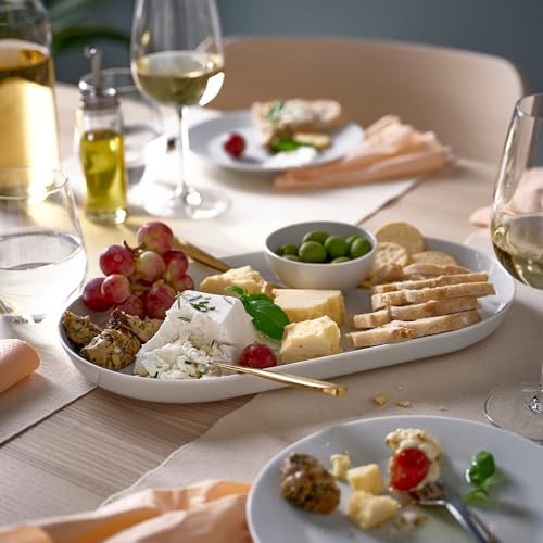 Assiette de service ProTuning 365+ blanc rectangle de 36 x 20 cm - 3