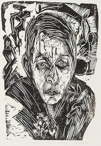 Affiche artistique Ernst Ludwig Kirchner pour la décoration du salon tableau sur toile 60x90