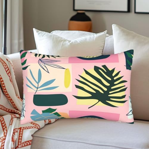Housses de coussin 50x80 rose pour protéger vos oreillers et décorer le lit - 3