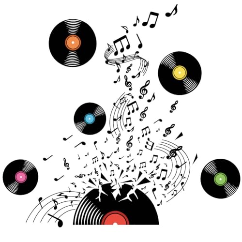Stickers muraux notes de musique parfaits pour décorer un studio de répétition