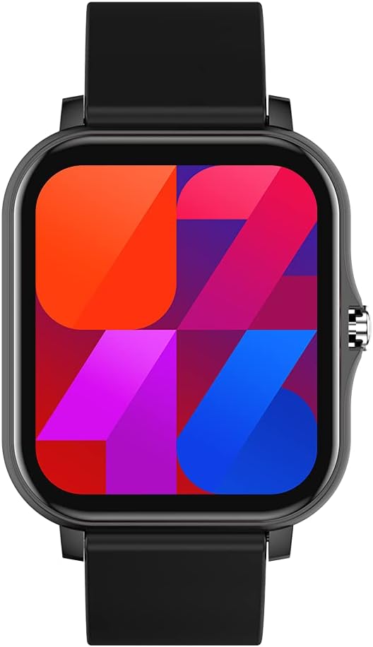 Series 2 Full Touch Smartwatch (Color: Black) with 1.69'' Large Display, Bluetooth Calling, SpO2, Metal Body, Built-in Games, Heart Rate Monitor, Multiple Watch Faces, Mens Standard, (FCUK008A)