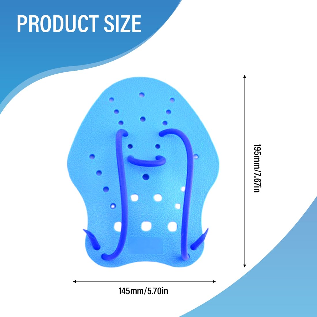 Hand Paddle, Palette per Allenamento al Nuoto in Piscina e in Mare, Pagaia Regolabile Per Nuoto, Palette Per Allenamento Al Nuoto, Per Il Nuoto, Accessori Per l'Allenamento Per Adulti Unisex