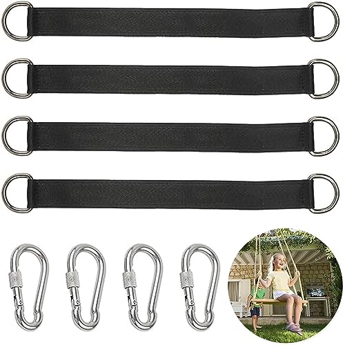 YZDZSW Swing Hanging Straps, 4 pcs Hammock Tree Straps