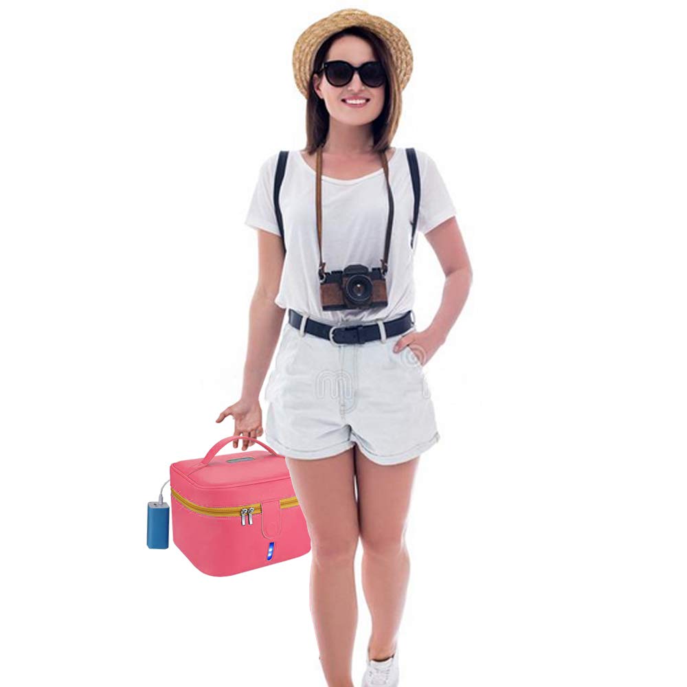Borsa per sterilizzatore UV, portatile, USB, per disinfezione UV, multifunzione, per sterilizzare rapidamente i raggi ultravioletti, per maschere, gioielli, biancheria intima, mobile