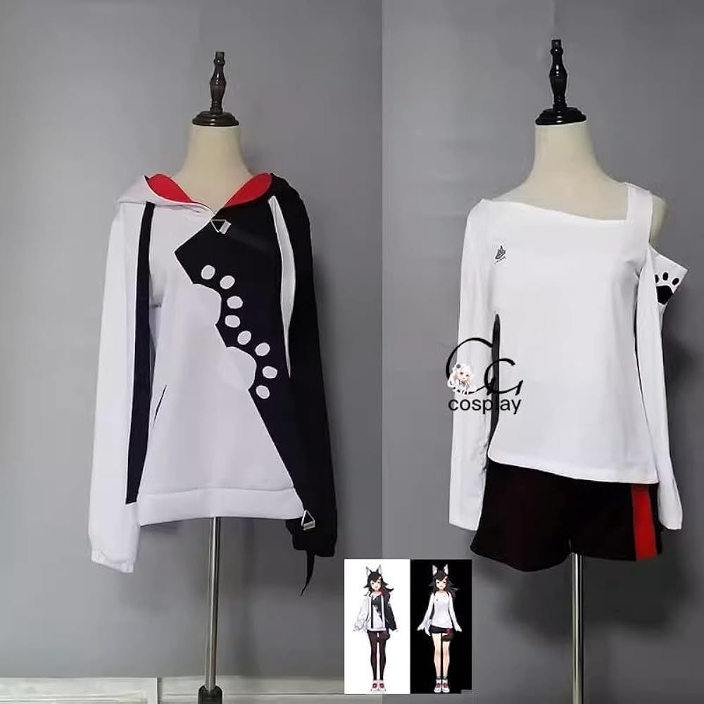 Amazon.co.jp: GGcosplay VTuber 大神ミオ 部屋着 コスプレ衣装