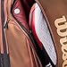 Wilson Pro Staff V14 Super Tour Tennis Backpack - Brown, Holds up to 2 Rackets