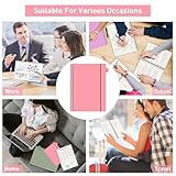 RETTACY Graph Grid Paper Notebook, 110 Pages, A4 Size (21.5 x 28 cm), 5mm per Square, 100 GSM Thick Paper, Flexible Plastic Cover, Spiral-bound, for School, Students, Math, Engineering (Pink) - Image 6