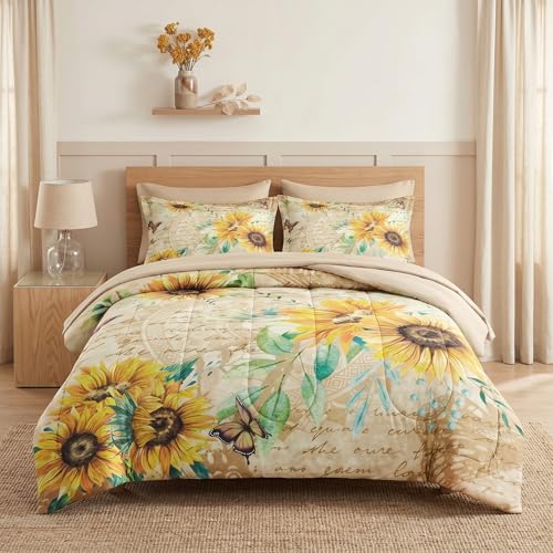WeCozy sunflower comforter set image