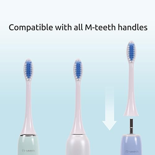 Miniatura 6 de Cabezales de repuesto para cepillo de dientes eléctrico Sonic con tapas, cerdas de nailon Dupont suaves, compatibles con X5, X7, serie Truth, 2