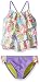 YMI Big Girls' Tiki Two Piece Flounce Top Swimsuit