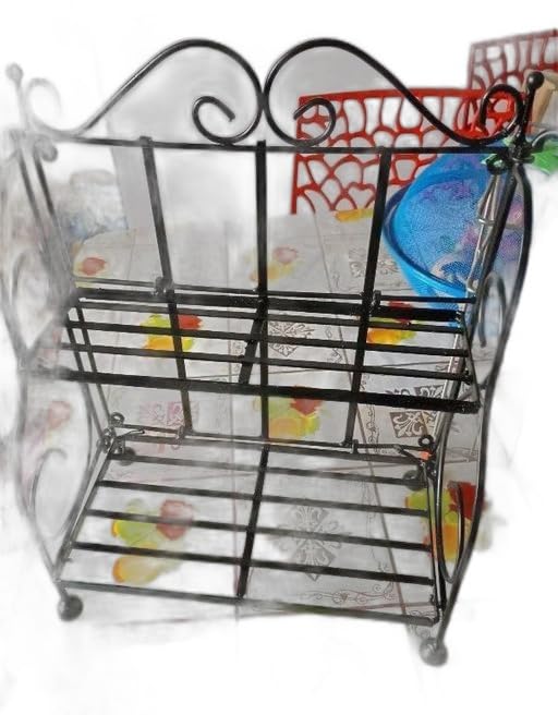 FAROE'S Foldable Spice Rack with two tiers, multipurpose kitchen organizer RK-1287