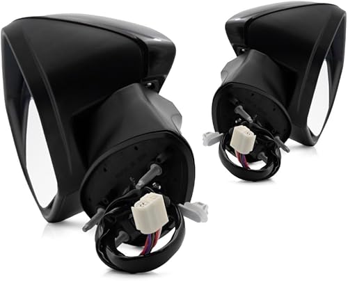 Miniatura 9 de Para Toyota Camry 2018-2024 Espejo de puerta del conductor y del pasajero, par eléctrico eléctrico plegable manual híbrido con luces de señal y