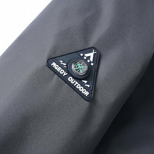 Image of MGEOY Boys Girls Rain Jacket Lightweight Waterproof Hooded Fleece Lined Raincoat Windbreakers for Kids