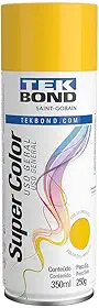 Tinta Spray Amarela 350Ml/250G - 01 Unidade, Tekbond, 23061006900, Amarelo, Pacote De 300