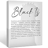 Inspirational Quote Black is Excellence Canvas Poster African American Man Print Painting for Home O
