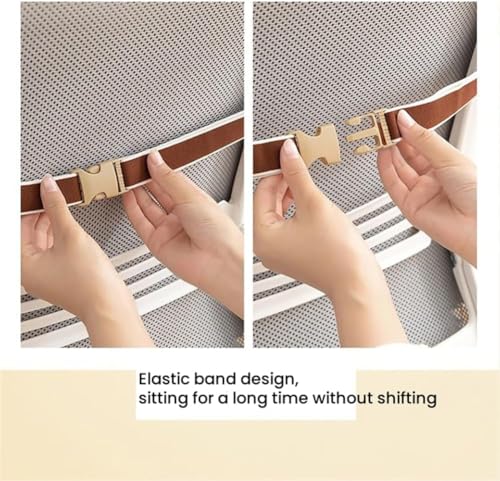 UEncounter Desk Chair Cushion Office Chair Cushion Seat Cushion with Back Support Integrated Pad with Fixed Band for Sedentary Individuals by UEncounter - Used condition - Image 3