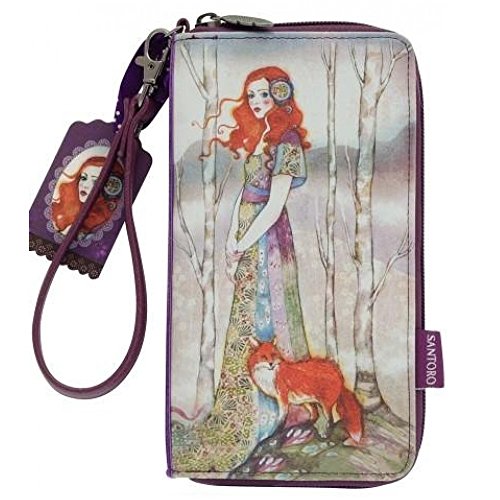 Santoro Eclectic Große Reißverschluss Geldbörse - Der Leitfaden, Weide