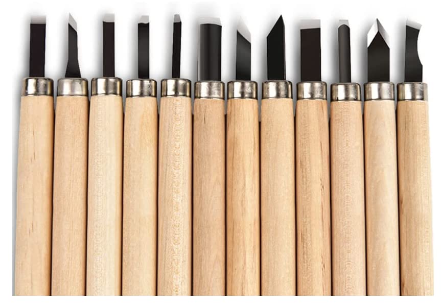 Miss Royale 12pcs Professional Wood Carving Chisel Set, Carbon Steel Wood Carving Tools, Woodworking Chisels Wood Chisel Kits, Power Grip Carving Tools Great for Carving Woodworking Beginners & Kids (B0C1ZR7F9F) Amazon Price History, Amazon Price Tracker