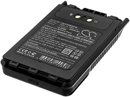 Estry Reemplazo de batería de 2000 mAh para YAESU FT-3D FT-8DR FT-1DR FT-2DR VX-8R VX-8DR VX-8GR SBR-14Li SBR-14