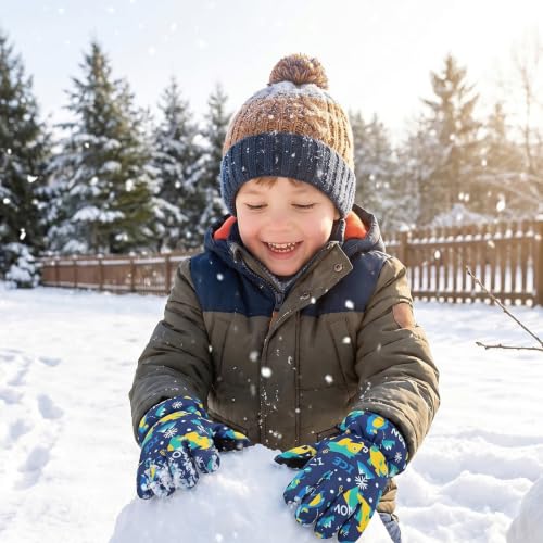 Image of Boao Winter Snow Ski Glove for Kid Waterproof