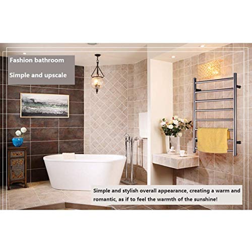 image for SJSLSJSL Towel Warmer, 85w Electric Heated Towel Rack, Ip44 Dustproof 