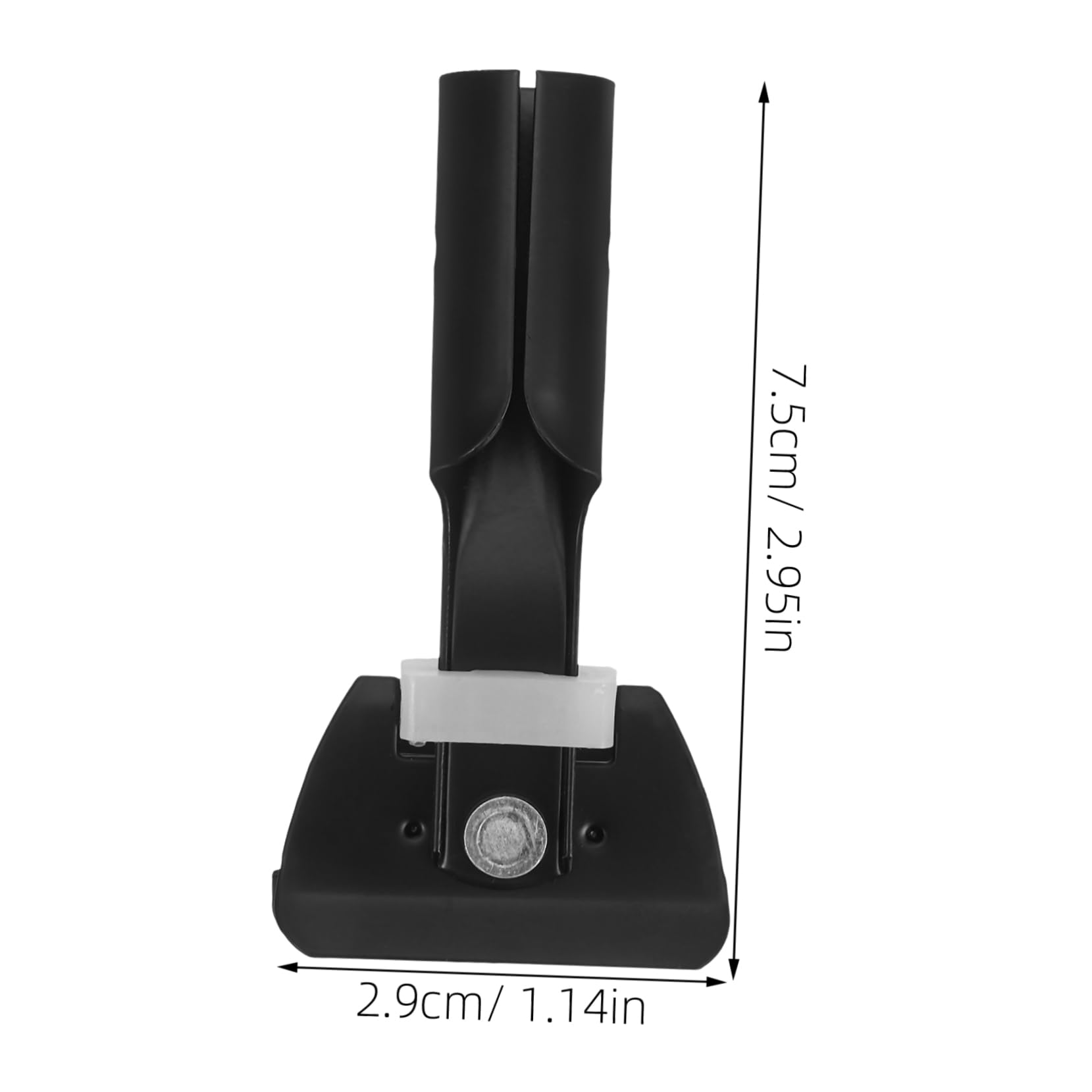 ERINGOGO 2pcs Mop Pole Chuck Metal Mop Pole Head Clamp for Twist Head Rod Adapter