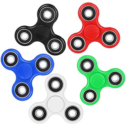 SCIONE Fidget Spinners 5 Pack for Kids Adults-Sensory Fidget Toys -ADHD Anxiety Toys Stress Relief Reducer Hand Spinner Easter Party Bag Fillers for Kids Cover