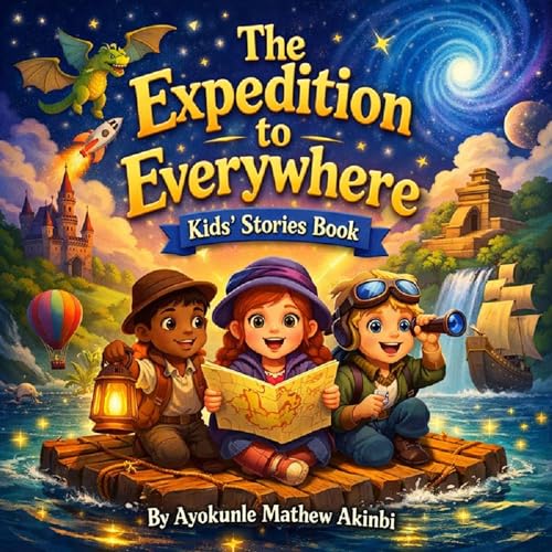 The Expedition to Everywhere Kids&rsquo; Stories Book cover art