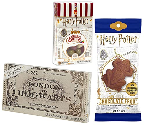 Jelly Belly Harry Potter Bertie Botts Bohnen, Schokofrosch und...