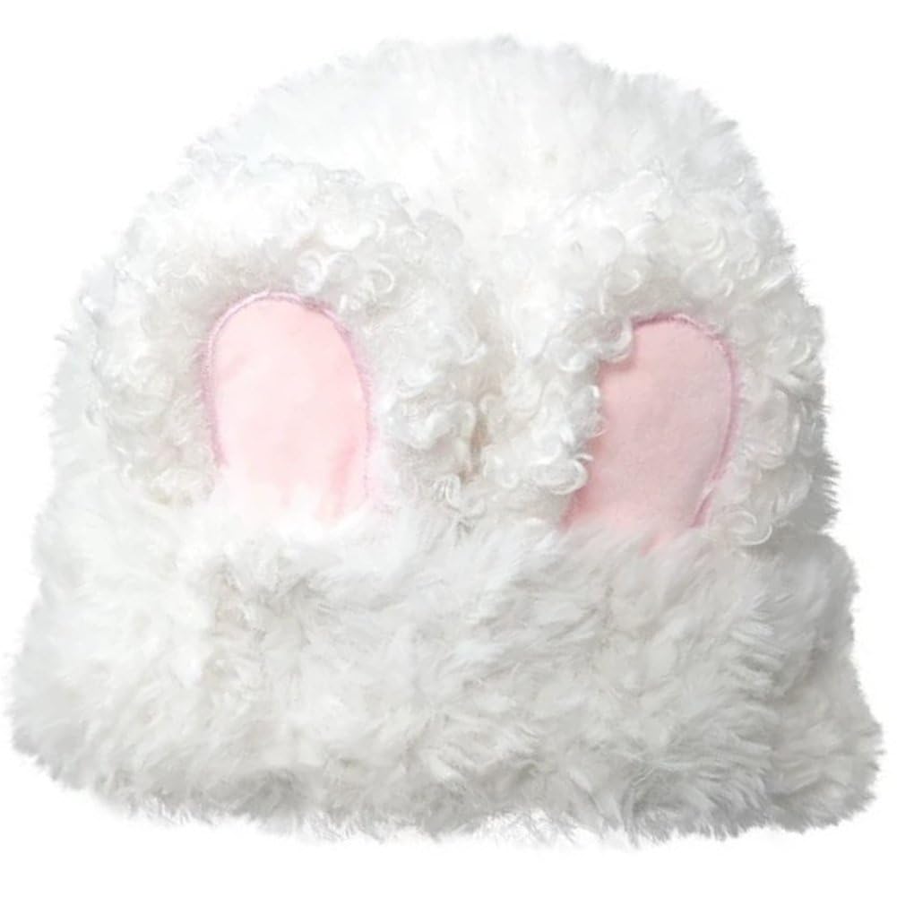 Ppmter Ski Helmet Cover Cute Bunny Ear Skiing Caps Cover Unisex Ski Helmet Cover Plush Warm Hat for Snowboard, Winter Sports Helmet Accessories