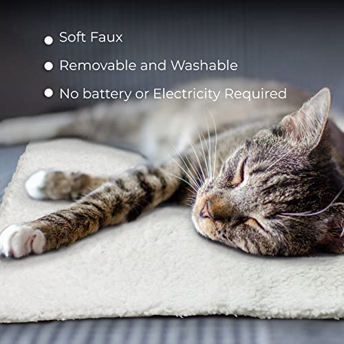 DIVCHI Pets Self Heating Bed Soft Warm Self Warming Pet Pads Thermal Self Heated Cat Dog Blanket Heat Pad Cushion Washable Mat for Indoor Cats Kitten & Puppy - Image 5