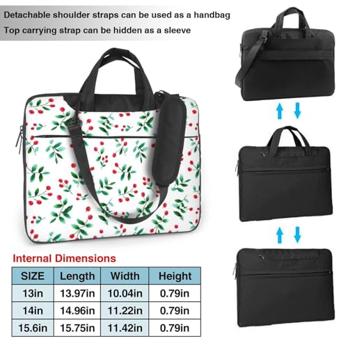 Bolso para laptop impermeable 13 pulgadas rojo miniatura 3