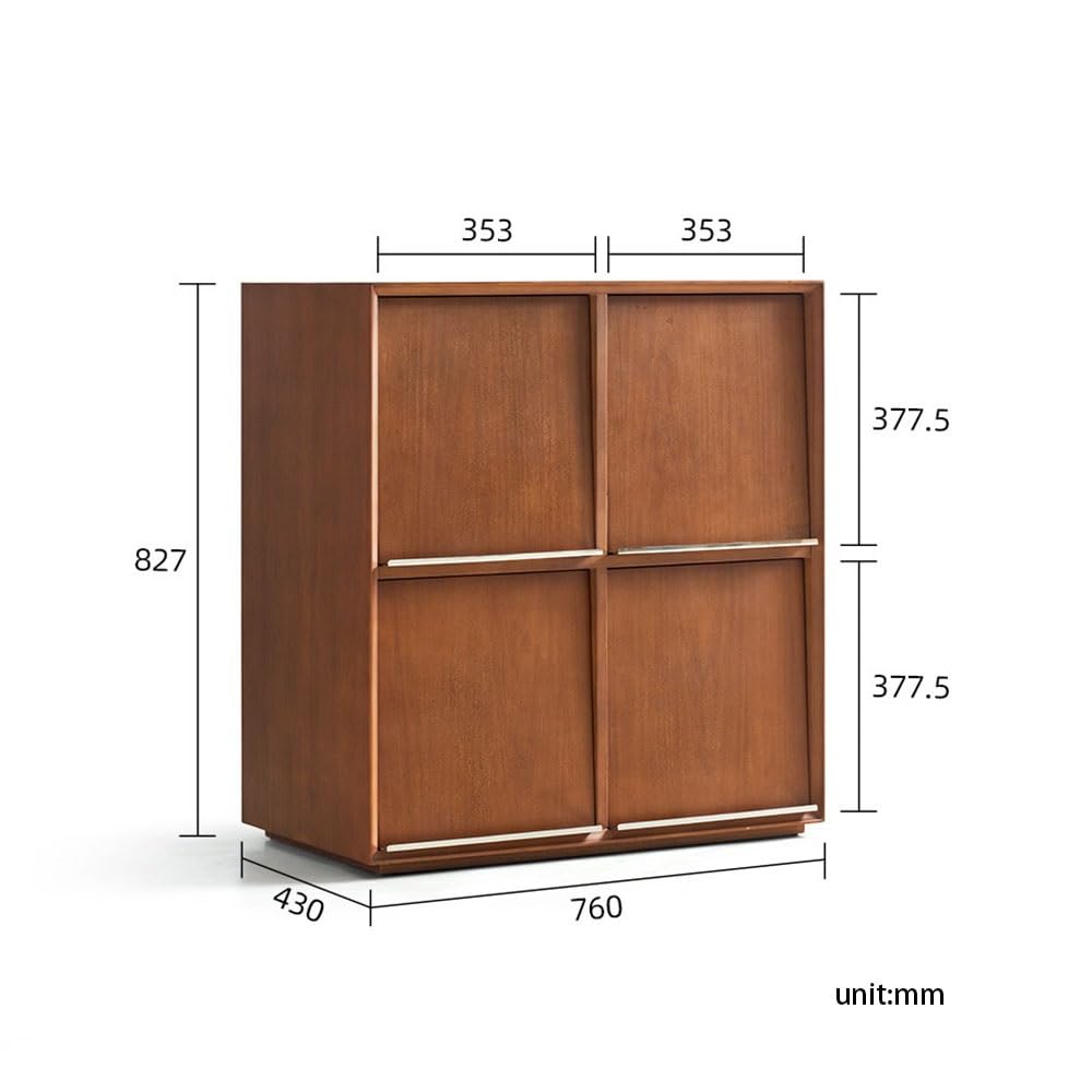 Szafka kuchenna Side Cabinet Flip-Door Modular Combination Wood Składowanie