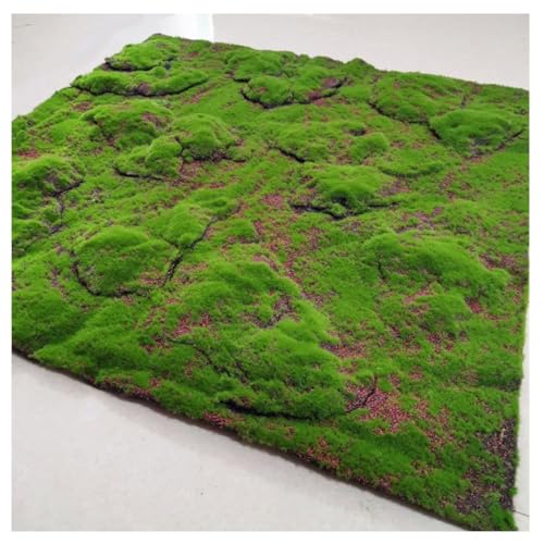 Artificial Moss Cushions Waterproof & Durable Synthetic Moss for Terrariums, DIY, Table Decor Floor Decor(3 Size)