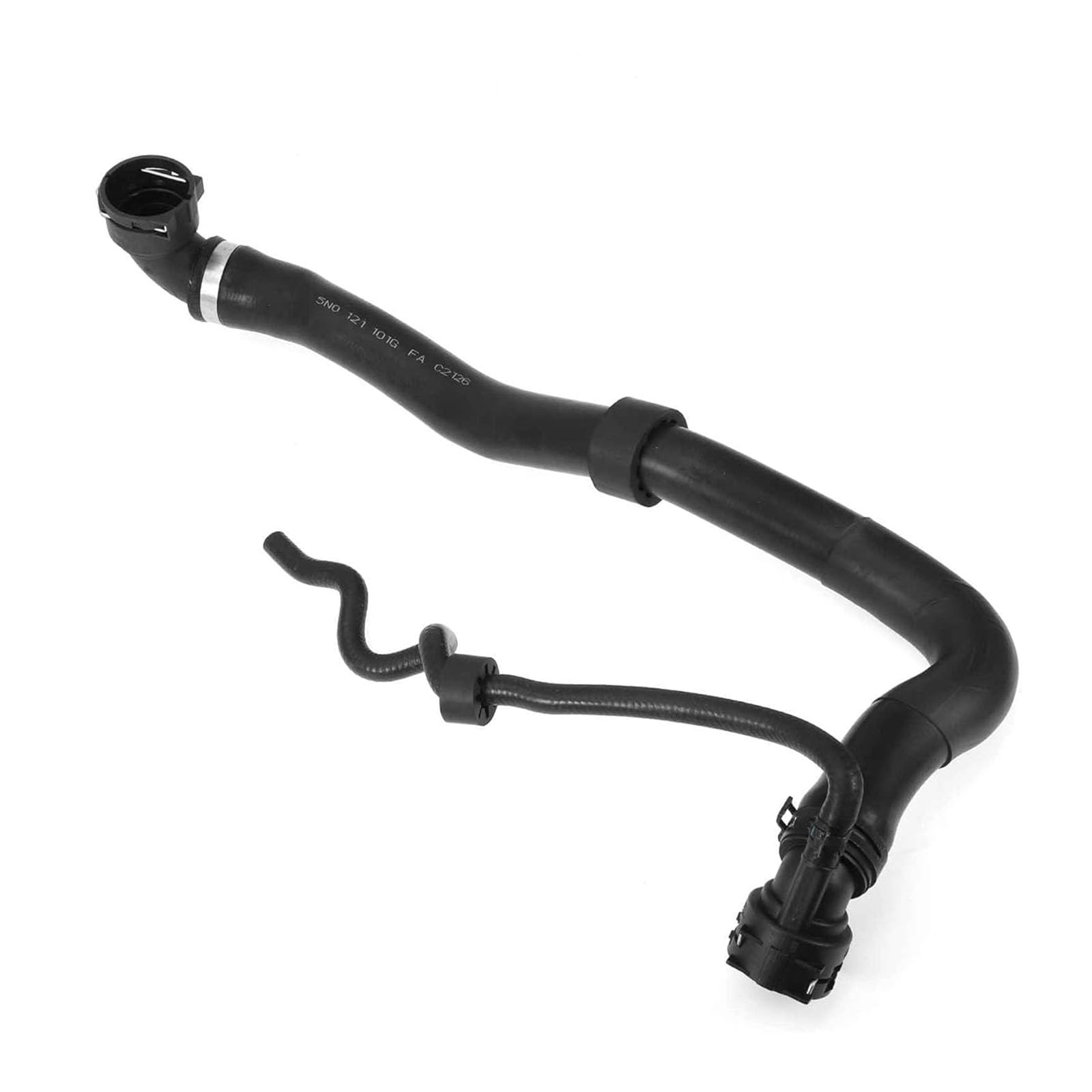 Geavonyg Radiator Coolant Hose 5N0121101g 5N0122291 5N0121447k Efficient Heat Dissipation Rubber Construction High Radiator Coolant Hose