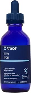 Trace Minerals | Liquid Ionic Iron Dietary Supplement Drops | 22 mg Iron Supports Cognitive Function, Energy, Immune Syste...