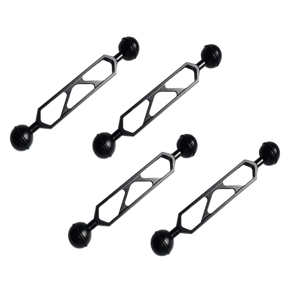 4 Pieces/Set Strong 6" Dual 1" Ball Arm for Connecting Strobe/Video Light to Underwater Housing | Water Sports | Scuba & Snorkeling | Underwater Photography-image-44