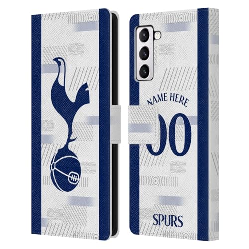 Coque personnalisable Tottenham Hotspur pour Galaxy S21+ 5G en cuir portefeuille