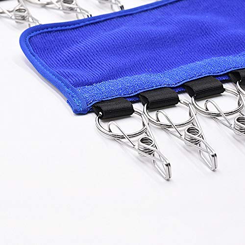 Portacappelli Pieghevole Fahibin Con 10 Clip - Organizza Berretti E Accessori In Modo Ordinato