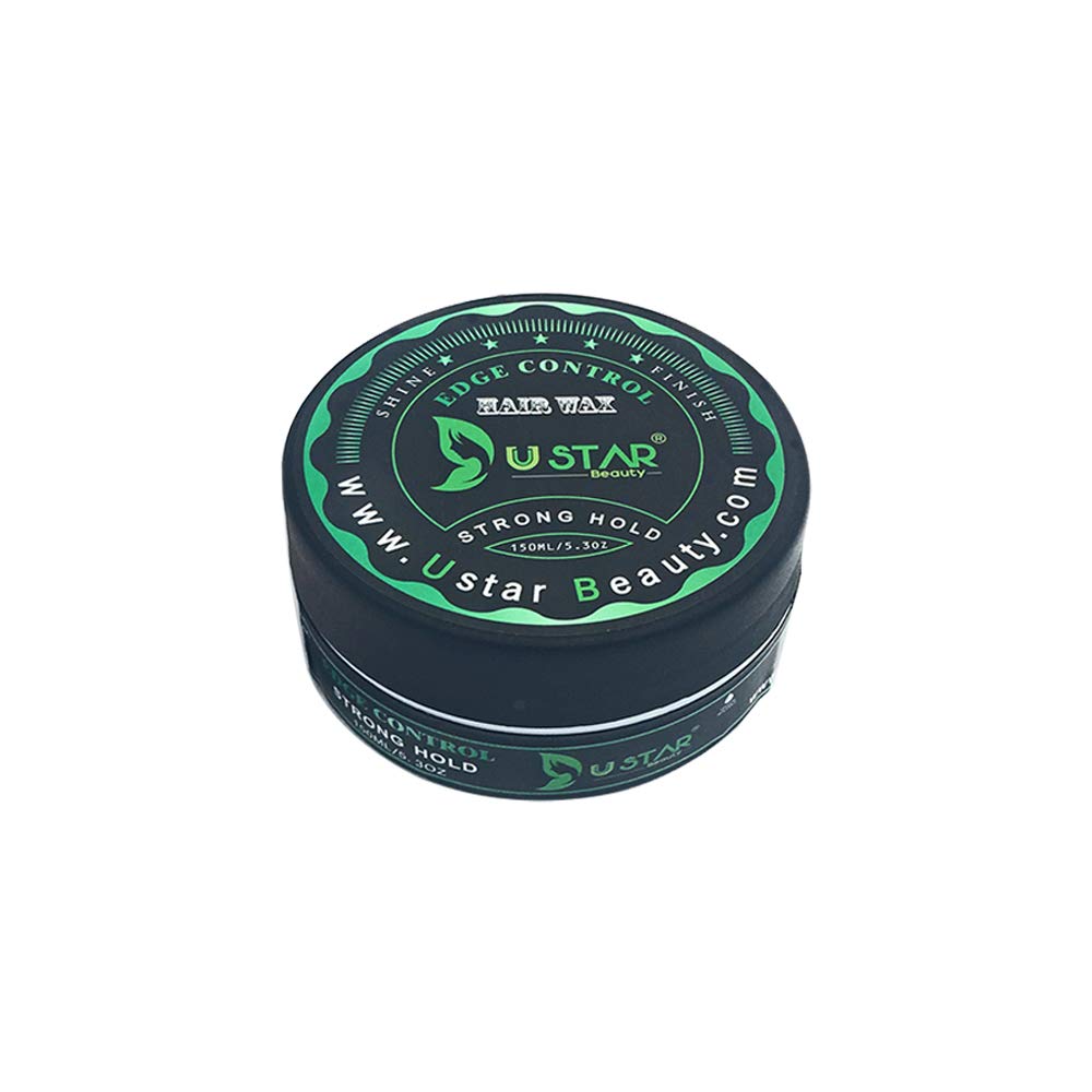 USTAR Edge Control Hair Wax Extra Long Last Hold Style Smooth Passion Fruit Scent 5.2oz
