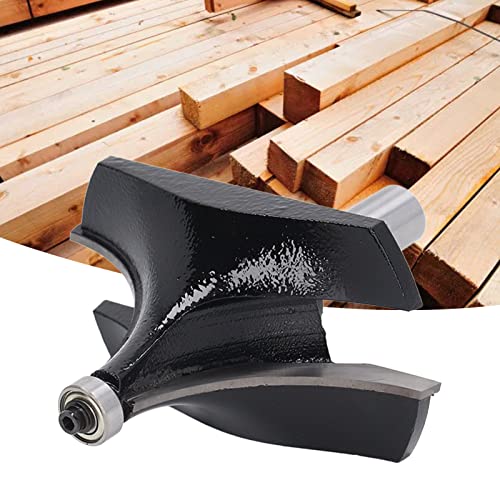 Roundover Router Bit, Round over Router Bit Tool Wide Application Tungsten Carbide Easy Installation 1/2in Shank Anti Kickback for Wood - Image 3