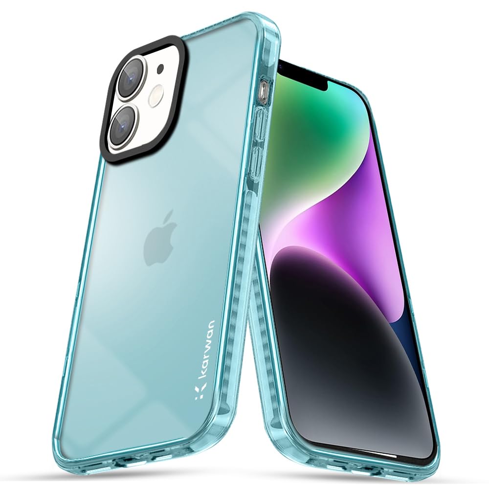 KARWAN®iPhone 12 Back Cover |Polycarbonate Material| Full Camera Protection |Perfectly Fit| Case for iPhone 12 - Blue (B0D6YZT8R1) Amazon Price History, Amazon Price Tracker