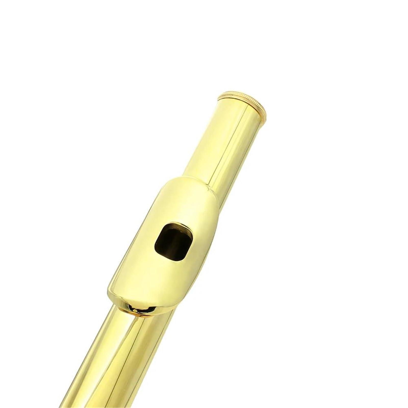 Classic Flet Poprzeczny 16 Otworów Plus Flet Z Klawiszem E Mosiężny Złoty Flet Instrument Muzyczny Zamknięte Skórzane Etui Profesjonalny Instrument Koncertowy Na Flecie