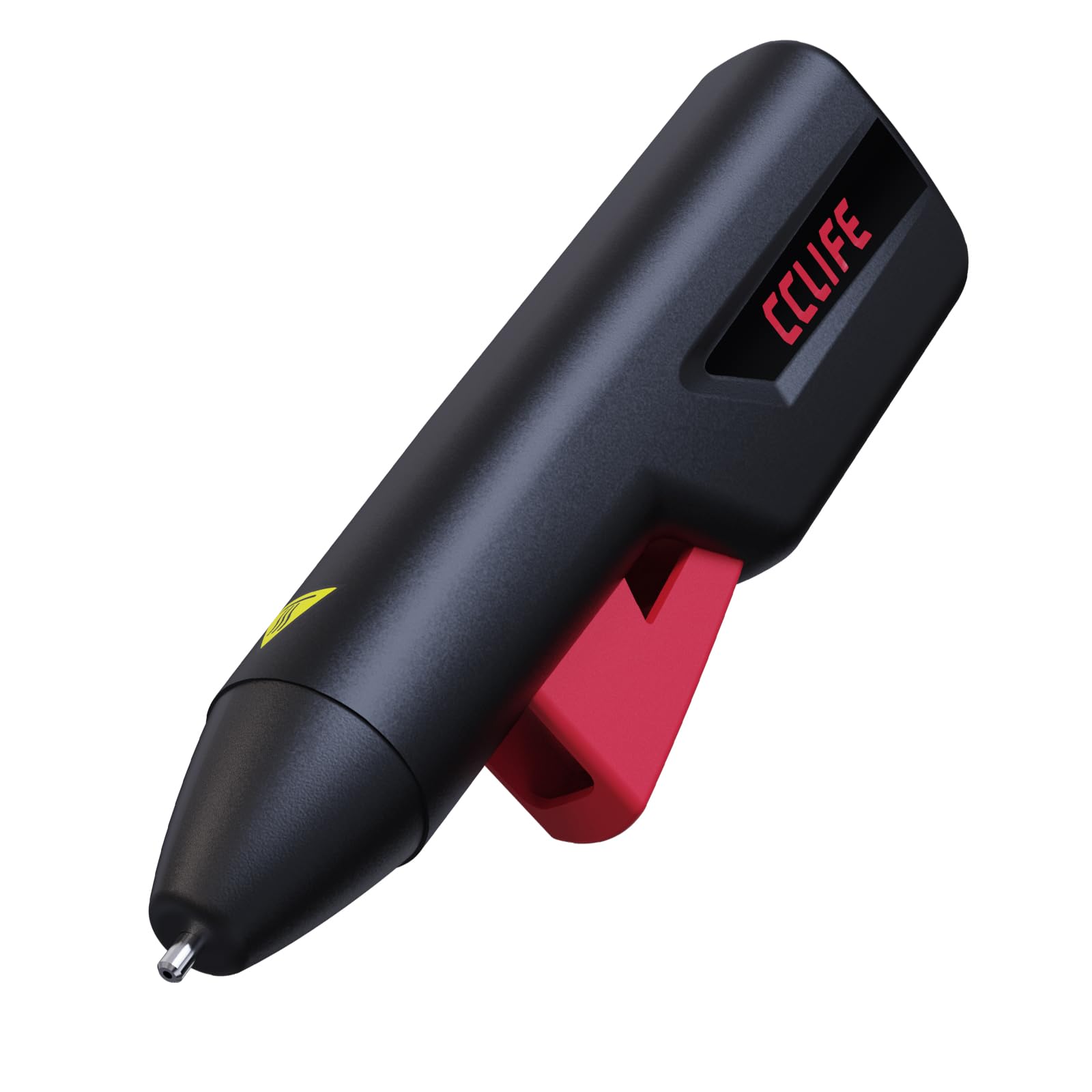 CCLIFE Pistola per colla a caldo a batteria, 7,2 mm, 30 bastoncini di colla