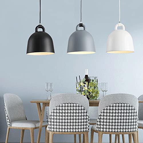 Suspension minimaliste macaron pour illuminer un petit salon