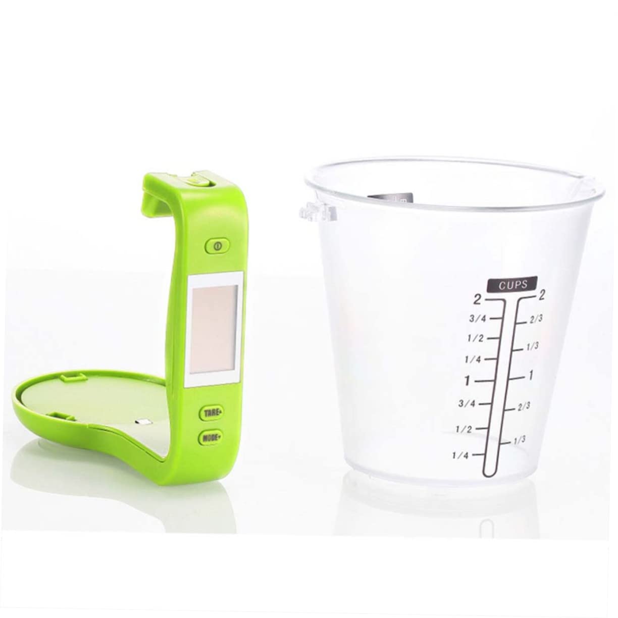 Tasse à Mesurer Numérique Lcd 1000g 1g, Vert, pour Boissons