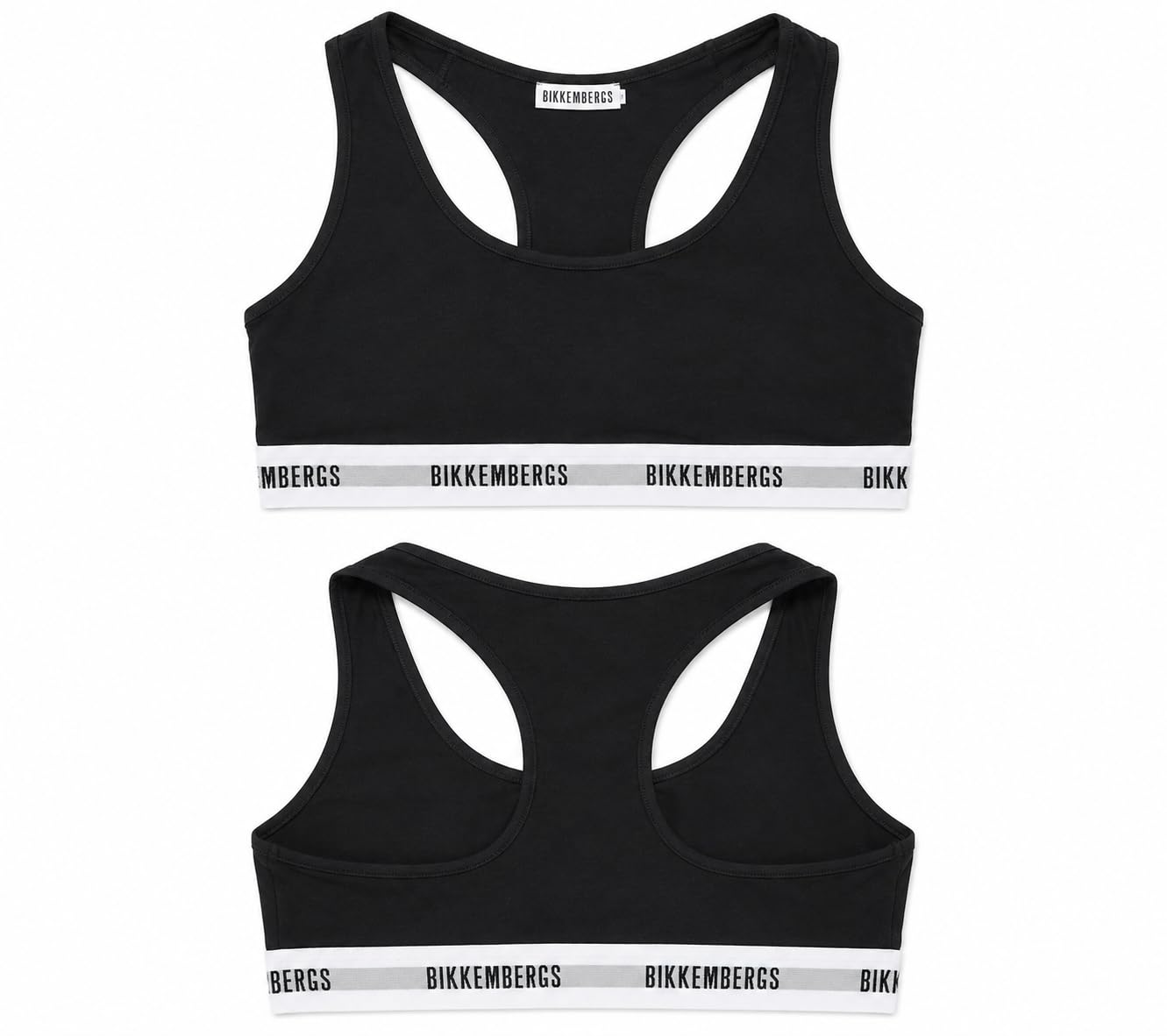 BIKKEMBERGS UNDERWEAR Top Spalla Larga Donna Senza Ferretto in Cotone BKK1UWTP06
