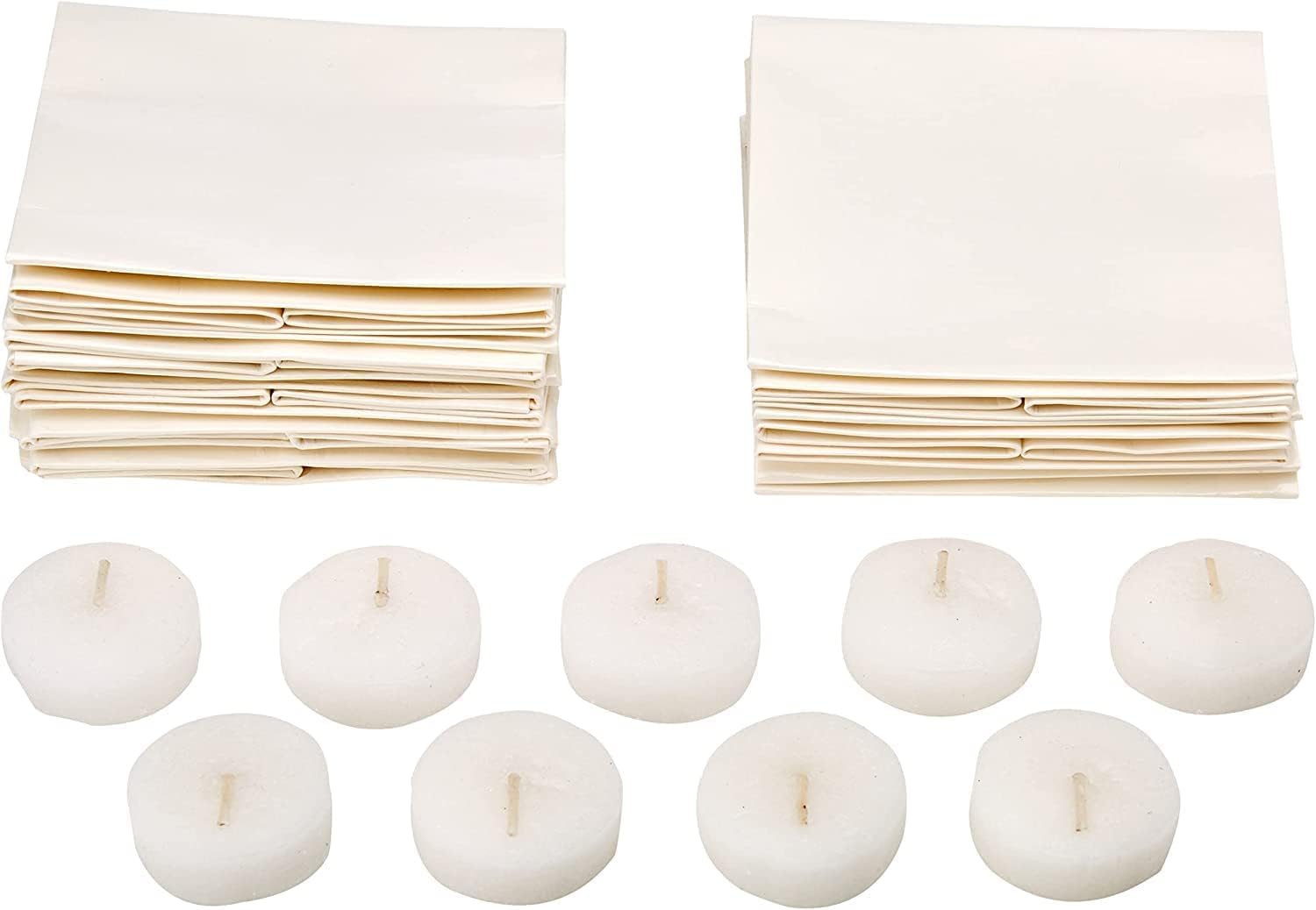 Mad Monkey Water Lanterns with Tea Lights, 10 Water Lanterns, 10 Tea Lights, Beige - Image 4