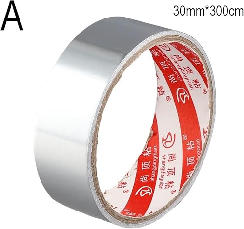 Miniatura 2 de Cinta de papel de aluminio, Cinta de conducto de aire de aluminio,Aislamiento adhesivo de metal resistente a alta temperatura, Cinta de papel de