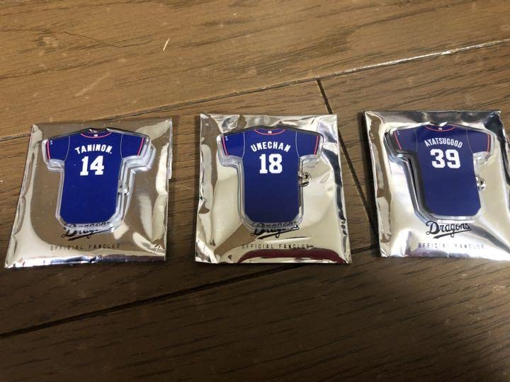 中日ドラゴンズ ピンバッジ 3点